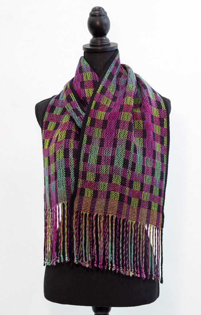 Currently On The Loom: Taqueté Scarves