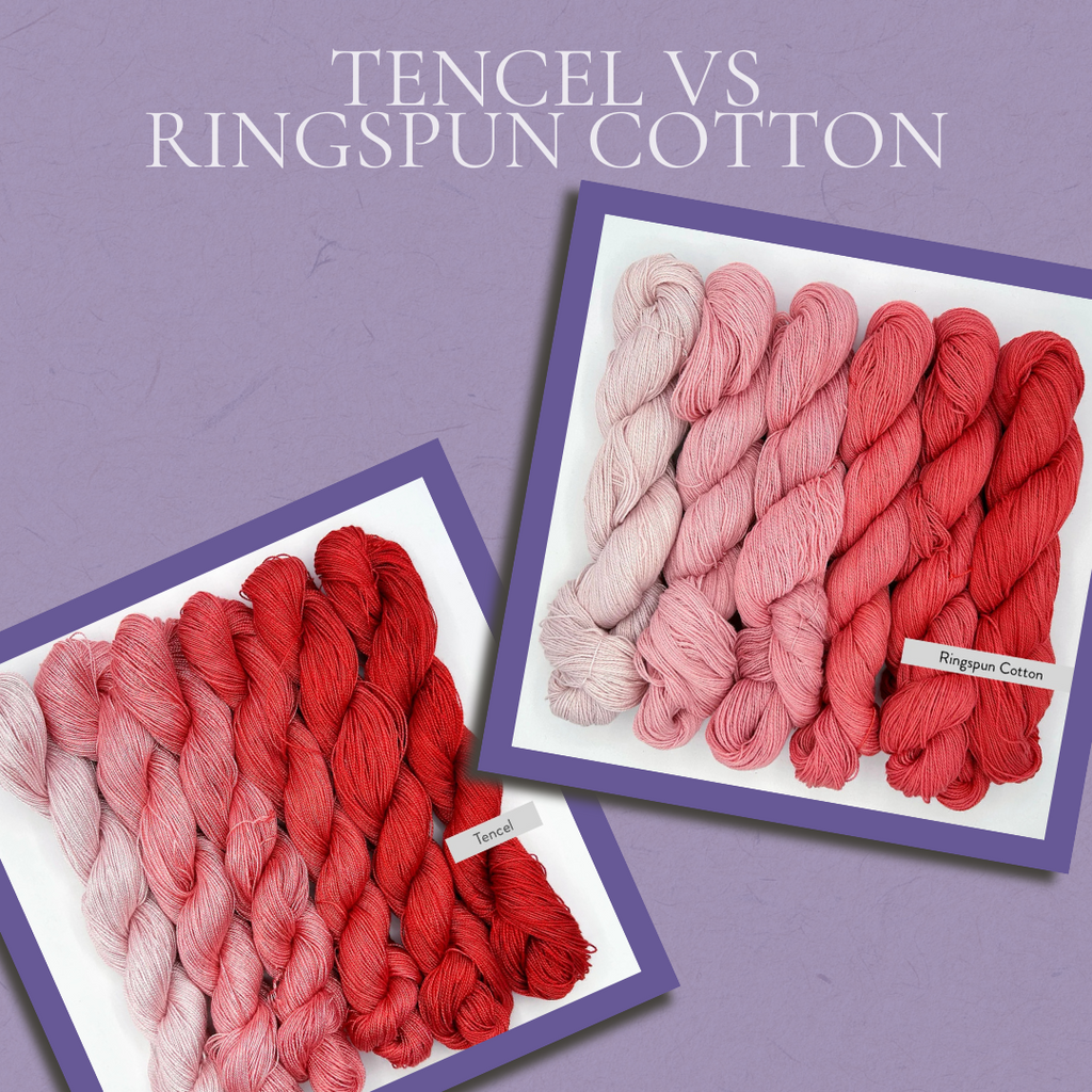 So what IS Tencel™ and Ringspun Cotton yarn exactly?