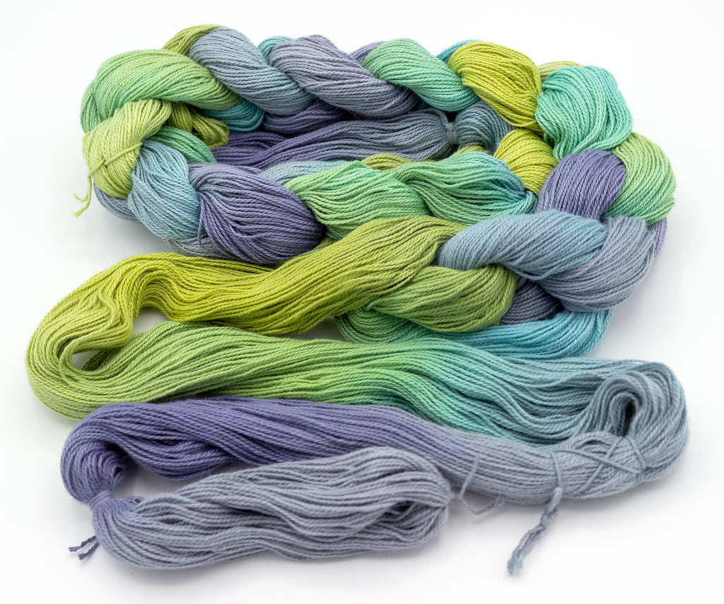 Hand-Painted 8/2 Ringspun Cotton Warp Yarn