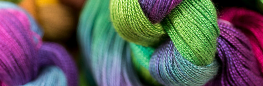 Hand-Painted, Hand-Dyed Tencel™ Yarn | Shiny Dime Fibers