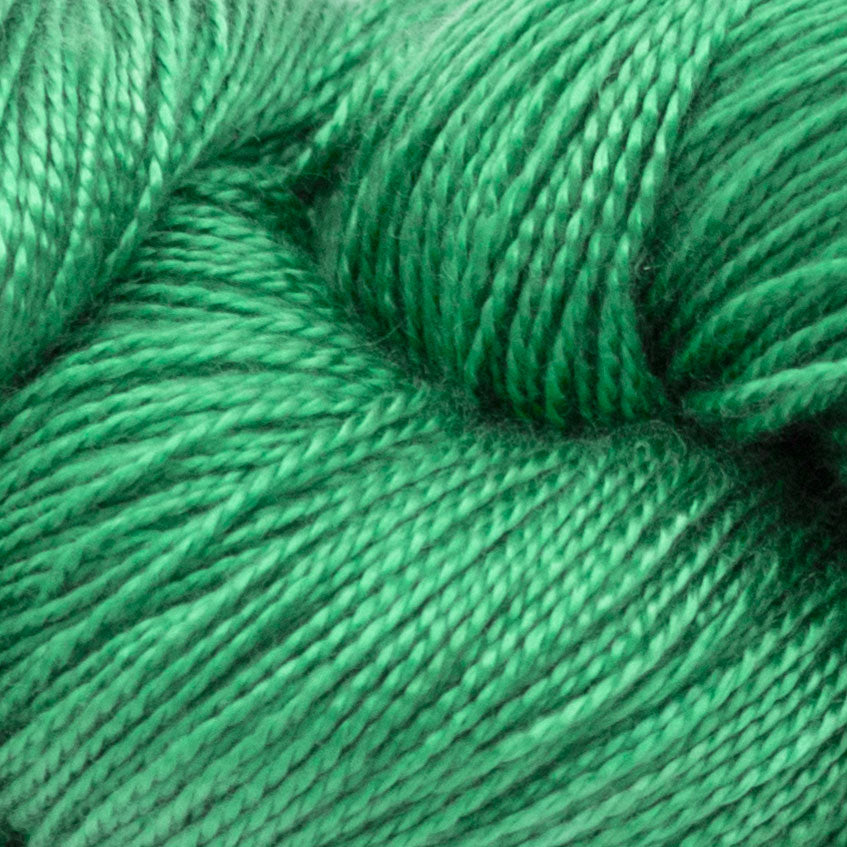Emerald 4 oz. skein - Shiny Dime Fibers Hand-Dyed Tencel™ Yarn