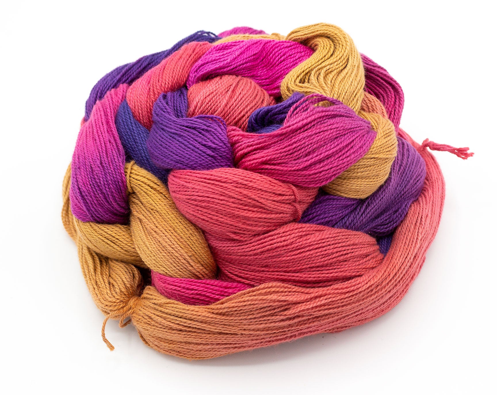 Indiana Sunset Variegated 8/2 Ringspun Cotton Yarn – Shiny Dime Fibers