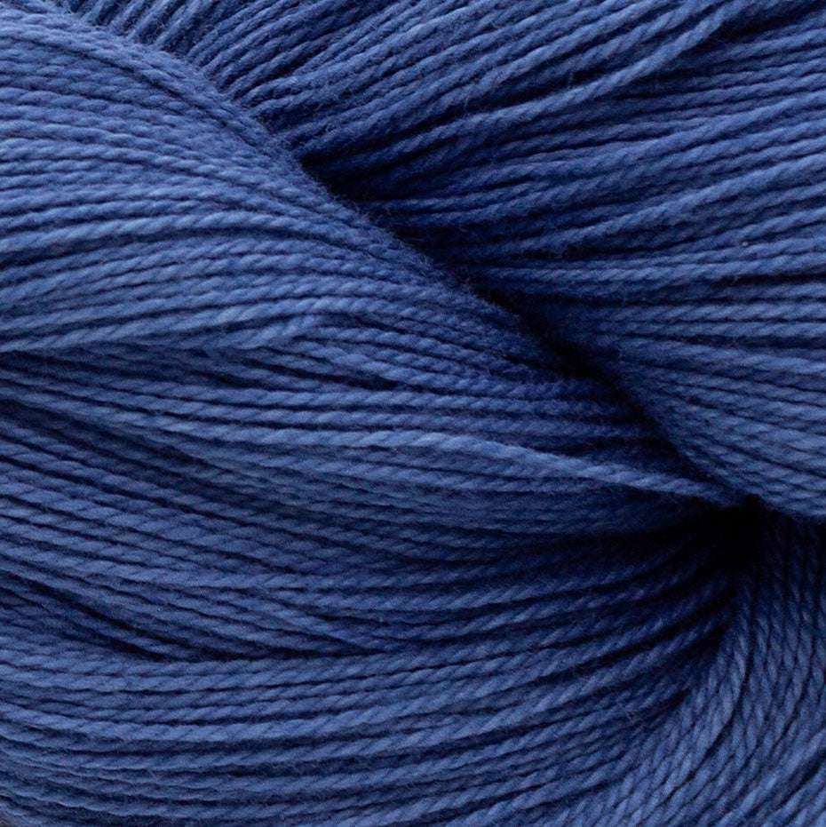 8/2 Ringspun Cotton 4 oz. Skein Medium Indigo hand-dyed by Ricketts Indigo