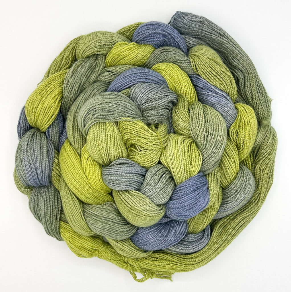 Shiny Dime Fibers Gradient Hand-Painted 8/2 Ringspun Cotton Warp Yarn