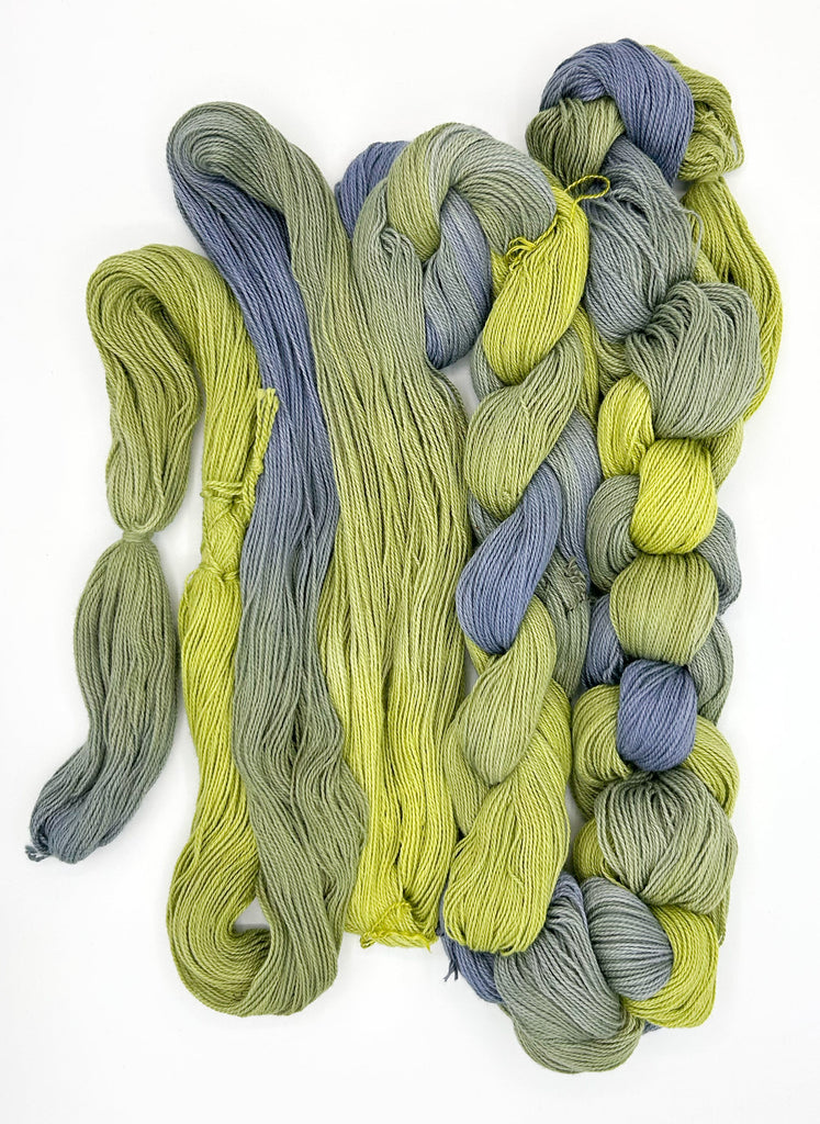 Shiny Dime Fibers Gradient Hand-Painted 8/2 Ringspun Cotton Warp Yarn