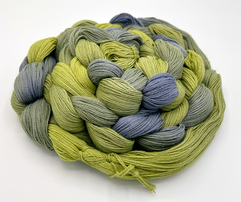 Shiny Dime Fibers Gradient Hand-Painted 8/2 Ringspun Cotton Warp Yarn