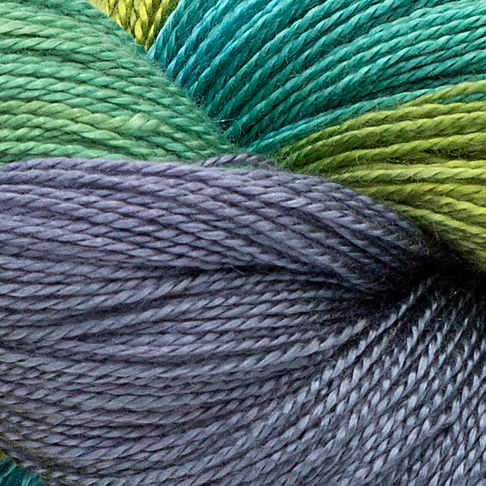 Naturally Dyed 5/2 Tencel™ 4 oz. skein - Color 5 – Shiny Dime Fibers