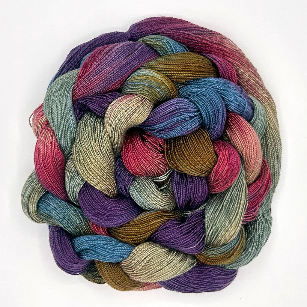 Kaleidoscope 6 yard Tencel hand-painted weaving warp