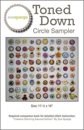 Circle Sampler Pattern by Sue Spargo - Amanda Baxter Studio Tencel Yarn