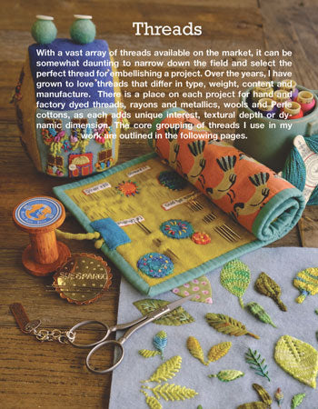 Creative Stitching, 2nd edition by Sue Spargo - Amanda Baxter Studio Tencel Yarn