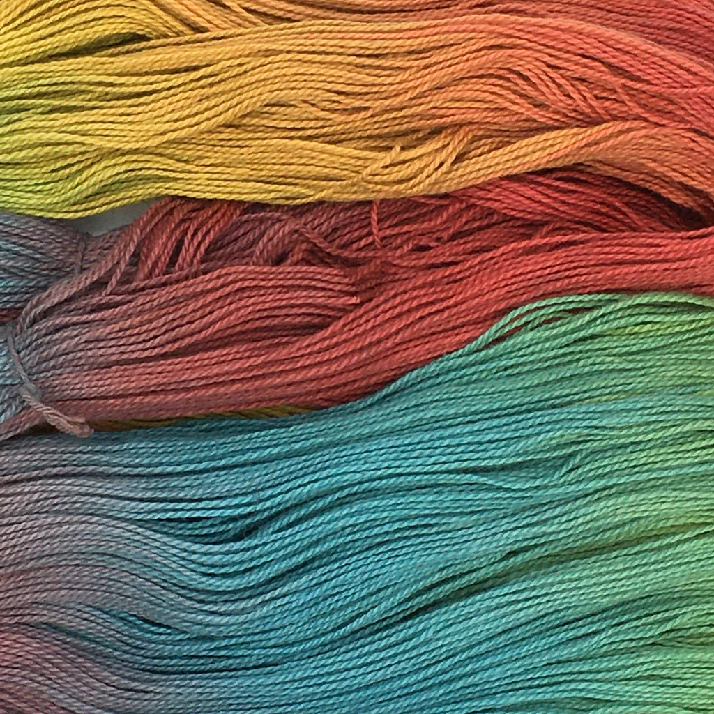 Fall Maples Variegated 8/2 Ringspun Cotton Yarn