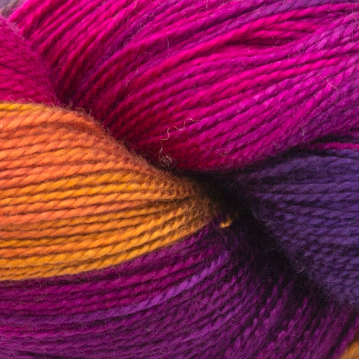 Indiana Sunset Variegated 4 oz. skein - Amanda Baxter Studio Tencel Yarn