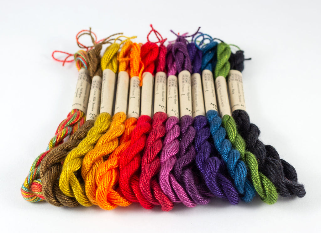 Jeweltone Palette Hand-Dyed Tencel Embroidery Thread