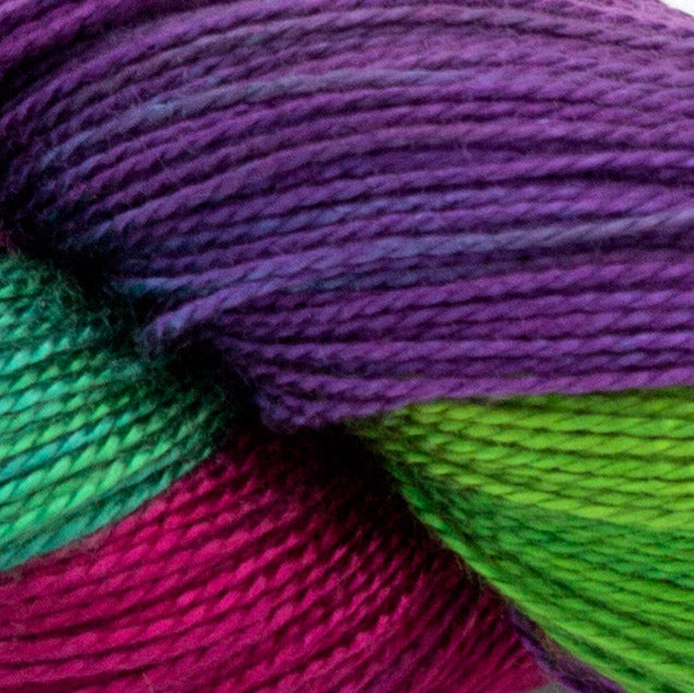 Mardi Gras Variegated 4 oz. skein – Shiny Dime Fibers